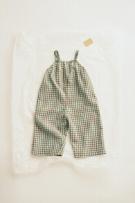 Timelesz - long check dungarees