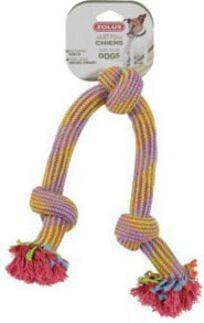 Игрушки для собак zolux Rope toy 3 knots color 48 cm