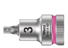 Торцевые головки и ключи wera 8740 B HF 05003030001 Außen-Sechskant Steckschlüsseleinsatz 3 mm 3/8" (10 mm)