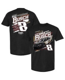 Купить мужские футболки и майки Richard Childress Racing Team Collection: Men's Black Kyle Busch Rebel Bourbon Draft T-shirt