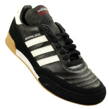 Мужская спортивная обувь для футбола Мужские футбольные бутсы черные для зала  Adidas