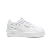 Puma Jada Summer Floral Lace Up Toddler Girls White Sneakers Casual Shoes 39560