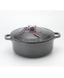 French Enameled Cast Iron 6.25 Qt. Round Dutch Oven