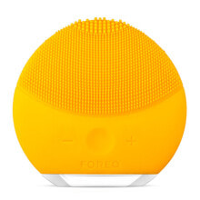 Приборы для ухода за лицом  Foreo Luna Mini 2 Ультразвуковая силиконовая щетка для очишения и массажа лица, желтая