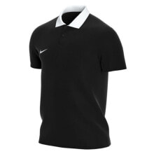 Мужские спортивные поло Мужская футболка-поло спортивная черная с логотипом Nike Park 20 M CW6933 010