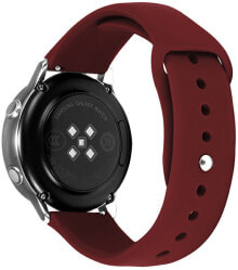 Ремешки для умных часов silicone strap for Samsung Galaxy Watch - red wine 20 mm