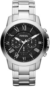 Мужские наручные часы с серебряным браслетом Fossil FS 4736
