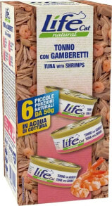 Life Pet Care Life Cat Karma Dla Kota Tuńczyk Krewetki 6x50g