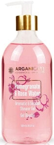 Duschgel - Arganicare Pomegranate & Rose Water Aromatic & Sensual Shower Gel