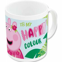 Кружка Mug Peppa Pig Having fun Керамика Светло Pозовый (350 ml)