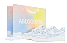 【定制球鞋】 Nike Air Force 1 Low ABLOODING 满天星系列 蓝色星空 星辰大海 星云极星 低帮 板鞋 女款 蓝 / Кроссовки Nike Air Force DD8959-100