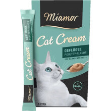 MIAMOR Cream poultry treats 6X15g wet cat food