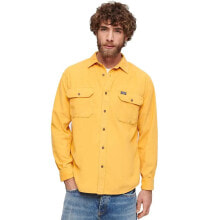 SUPERDRY Micro Cord Long Sleeve Shirt