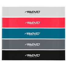 AVENTO Latex Resistance Band Set Exercise Bands