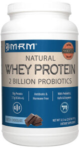 Сывороточный протеин mRM Whey Protein Chocolate Натуральный сывороточный протеин с пробиотиками - 2 млрд КОЕ - Шоколадный 917 г