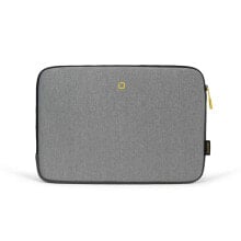Чехлы для планшетов dicota D31743 сумка для ноутбука 35,8 cm (14.1") чехол-конверт Серый, Желтый