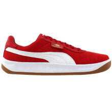 Puma California Lace Up Mens Red Sneakers Casual Shoes 366608-07