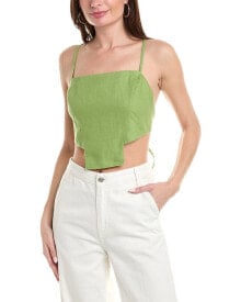 Купить женские свитеры HEVRON: Hevron Celeste Linen Tank Women's Green L