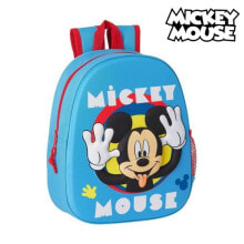 Школьные рюкзаки и ранцы повседневный рюкзак для мальчиков 3D Mickey Mouse голубой цвет