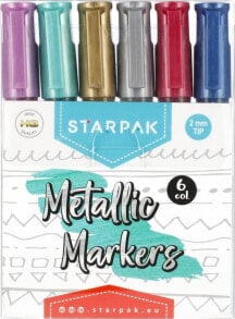 Starpak MARKER METALC 6KOL OKR STK WB 12/72