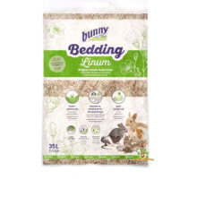 Купить косметика и гигиенические товары для собак BUNNY: BUNNY Linum 35+12.5L bedding for rodent