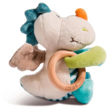 NICI Grabber Dragon Dragilu 15 Cm With Wooden Ring And