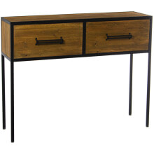 Console Alexandra House Living Brown Wood 100 x 80 x 30 cm