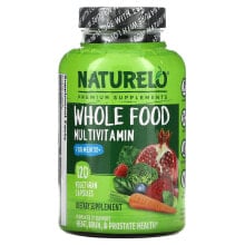 Витаминно-минеральные комплексы NATURELO, Whole Food Multivitamin for Men 50+, 120 Vegetarian Capsules