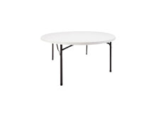 Alera ALEPT60RW Round Plastic Folding Table