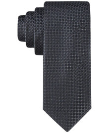 Calvin Klein men's Steel Micro-Dot Solid Tie