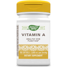 Витамин А Nature's Way Vitamin A  Витамин А 3000 мкг 100 капсул