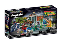 Детские игровые наборы и фигурки из дерева набор с элементами конструктора Playmobil Назад в будущее, Часть II Погоня на ховерборде, Полиция