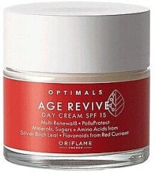 Anti-Aging-Tagescreme für das Gesicht mit Aminosäuren und Zucker - Oriflame Optimals Age Revive SPF 15