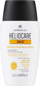 Sonnenschutzfluid mit Mineralfilter für empfindliche Gesichtshaut SPF 50 - Cantabria Labs Heliocare 360º Mineral Tolerance Fluid SPF50