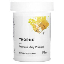 Пребиотики и пробиотики Thorne, Ежедневный пробиотик для женщин, 30 капсул