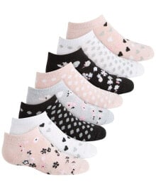 Toddler, Little & Big Girls 8-Pack Floral No-Show Socks купить онлайн