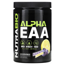 Аминокислоты Nutrabio Labs, Alpha EAA, Blueberry Lemonade, 0.87 lb (395 g)