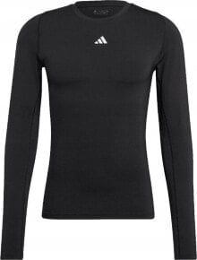 Купить мужские спортивные футболки и майки Eb Fit: Eb Fit Koszulka męska adidas Techfit Aeroready Long Sleeve Tee czarna HP0626 M