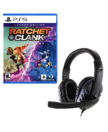PlayStation ratchet and Clank: Rift Game with Universal Headset for 5