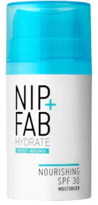 Pflegende Feuchtigkeitscreme für das Gesicht - Nip + Fab Hydrate Nourishing SPF 30 Moisturiser