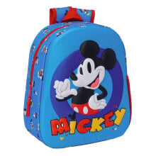 School Bag Mickey Mouse Clubhouse Blue 27 x 33 x 10 cm