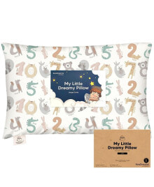 KeaBabies jumbo Toddler Pillow with Pillowcase, 14X20 Soft Organic Toddler Pillows for Sleeping, Kids Travel Pillow