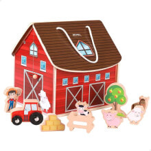 WOOMAX Portable Wooden Farm 8 Pieces