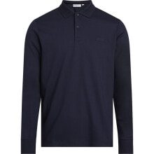 CALVIN KLEIN Smooth Slim Long Sleeve Polo