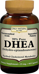 Витамины и БАДы для нервной системы only Natural DHEA Пищевая добавка с ДГЭА (дегидроэпиандростероном60 капсул