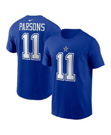 Nike men's Micah Parsons Royal Dallas Cowboys Player Name and Number T-shirt