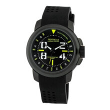 Мужские наручные часы с ремешком Мужские наручные часы с черным силиконовым ремешком Pertegaz PDS-038-A ( 44 mm)