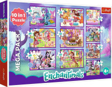 Trefl Puzzle Zestaw 10w1 Mega Pack Enchantimals 329 elementów