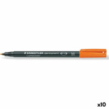 Постоянный маркер Staedtler Lumocolor 317 M Оранжевый (10 штук)