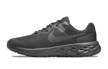 Nike REVOLUTION 6 耐磨防滑减震 低帮 跑步鞋 GS 深灰色 可回收材料 / Кроссовки Nike REVOLUTION 6 GS DD1096-001